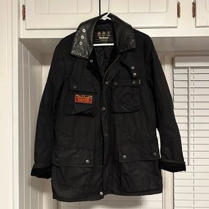 MEN’S BARBOUR INTERNATIONAL JACKET SIZE LARGE HEAVY DUTY